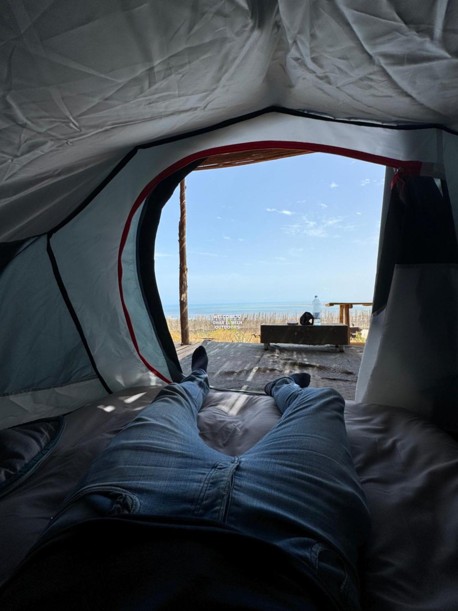 Ghar El Melh Outdoors Hotell Ra's al Jabal Eksteriør bilde